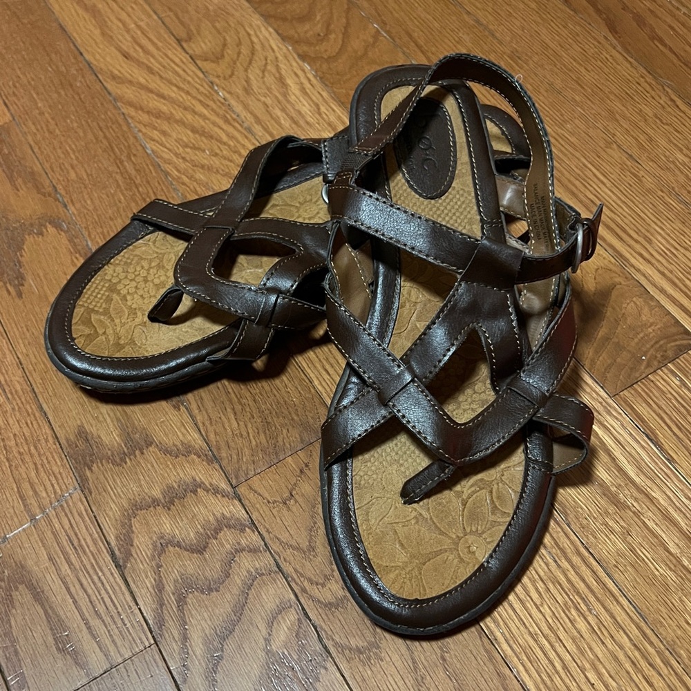 b.o.c. Born Concept Brown Strap Sandals - Picture 3 of 10